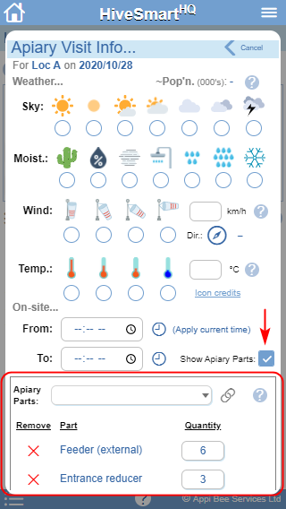 Apiary Information