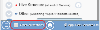 Open all sections